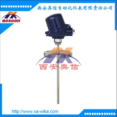 TR10-F法兰式热电阻温度计 装配式护 德国WIKA温度计