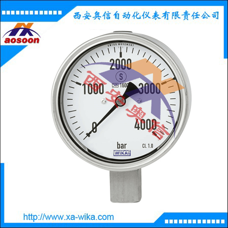 WIKA压力表 超高压压力表PG23HP-P德国wika