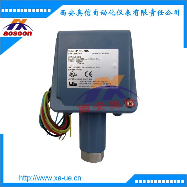 UE开关H100-702-1010-M540双刀双掷氟橡胶防腐压力开关