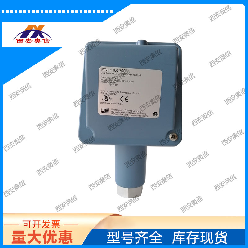 UEH100-702-M408-XY68美国UE开关 消防水压力控制器