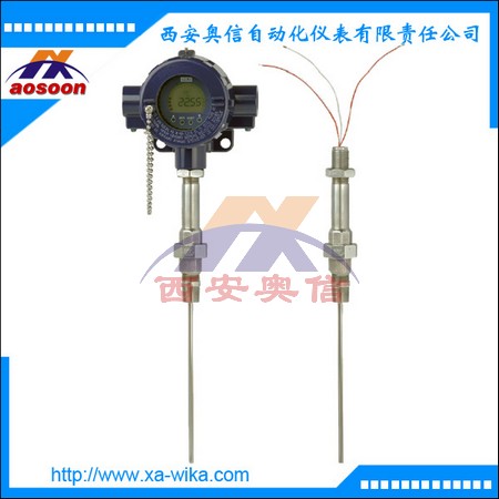 德国WIKA温度计 TR12-A 威卡带测量探杆热电阻温度计