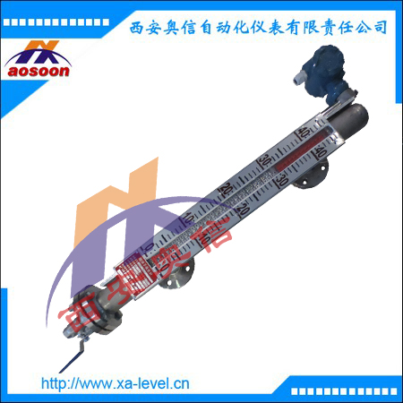 磁翻板液位计 AXUHZ-3DHT 4-20mA变送器磁性液位计