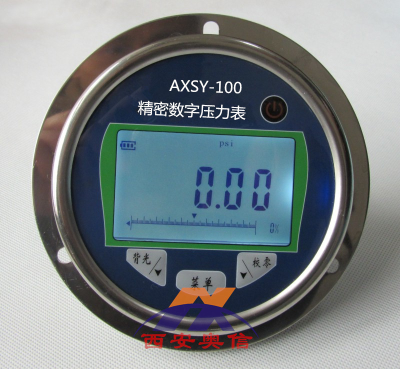 AXSY-100轴向带边精密数字压力表
