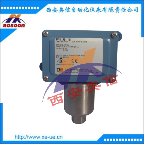 UE经济型压力开关J6-148 美国UE压力开关J6-S148B