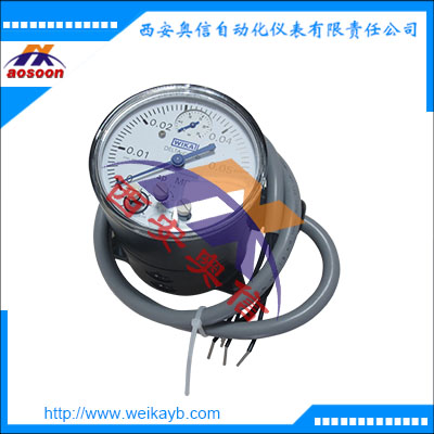 威卡DPGS40差压表 德国WIKA带微动开关压差表