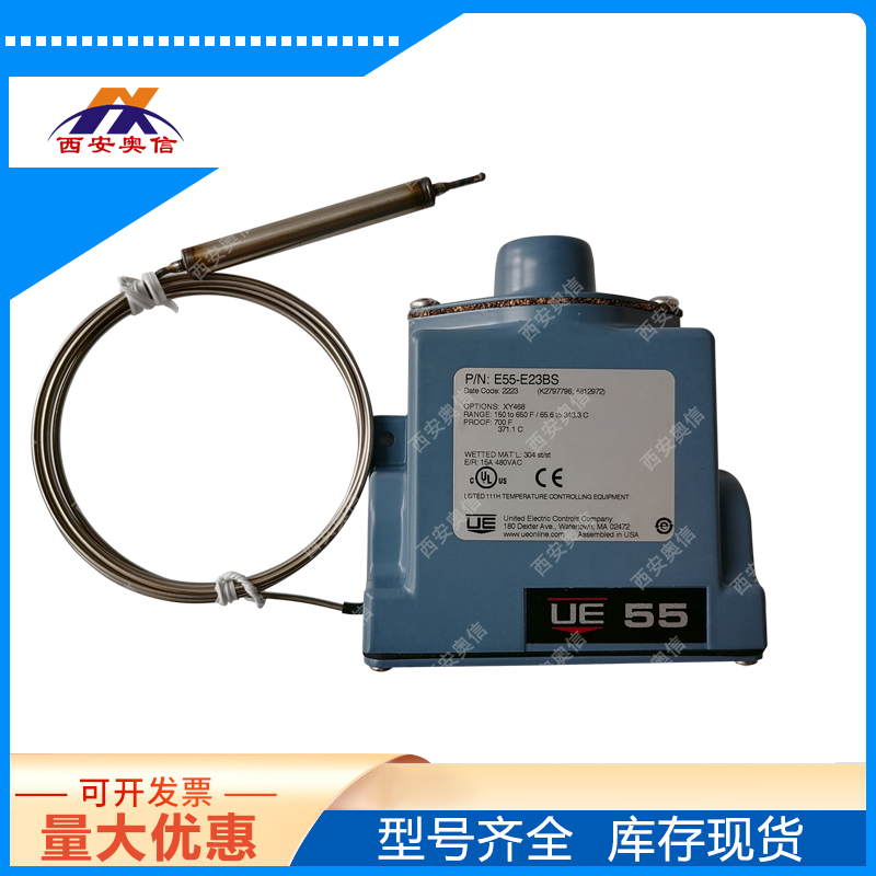 E55-E21BC美国UE温度开关-17.8-65.6℃毛细管低温开关